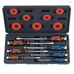 Licota 7pc Go-Through Screwdriver Set: Tackle Wood & Metal Screws