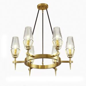 CHANDELIERS LUMILUCE E14 DELIRIOUS AMERICANO CLEAR COPPER SUSPENDED LAMPS