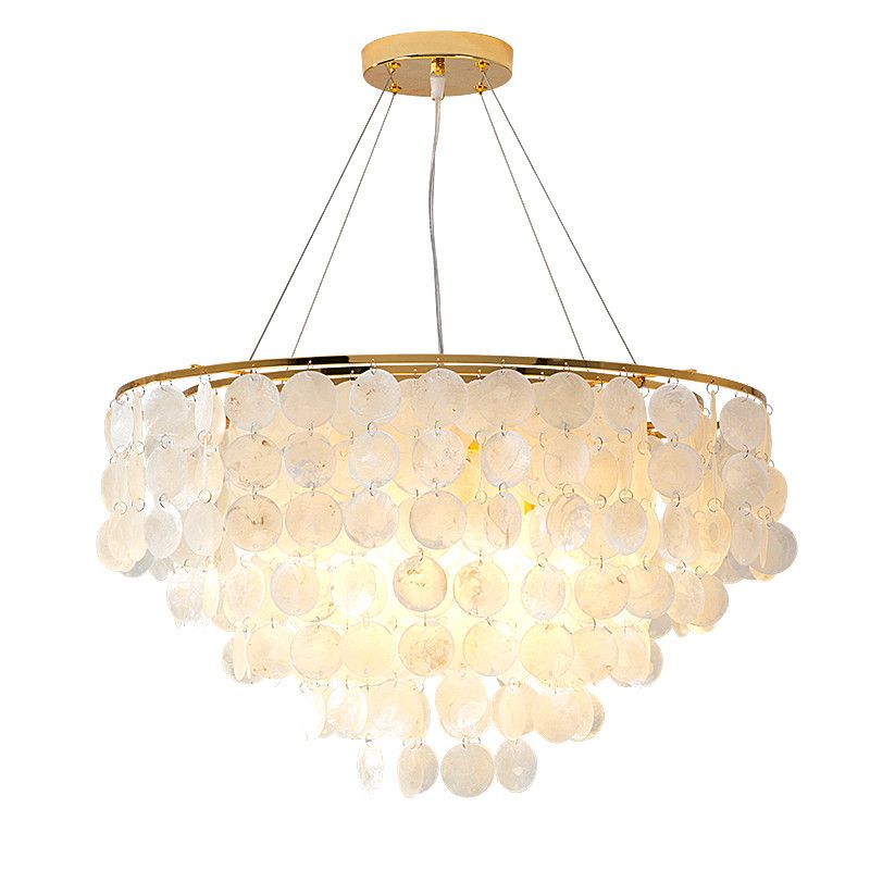 ll224205.jpg CHANDELIERS LUMILUCE E14 MUSCHEL MODERNO COPPER SUSPENDED LAMPS - Image 1