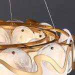 CHANDELIER LUMILUCE E14 ZWAAR MODERNO COPPER WHITE SUSPENDED LAMPS - Image 3