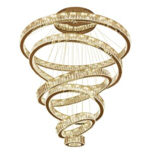 CHANDELIER LUMIDECO GUERIT GOLD SUSPENDED LIGHTS 3000K LUMINAIRES-200W