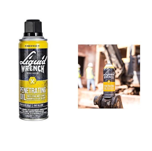 Frees Stuck Parts Fast: Liquid Wrench Penetrating Oil (5.5 oz)