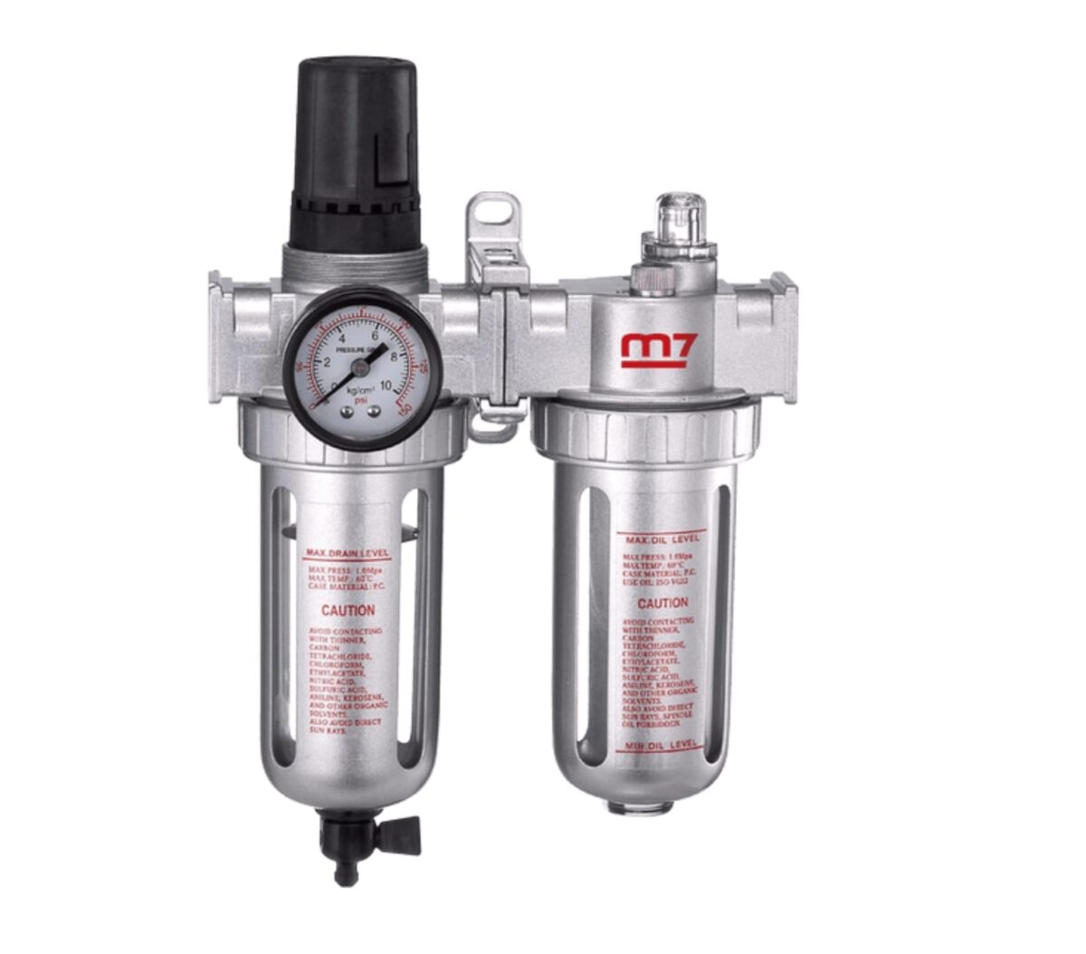 M7 1/4" Air Filter Regulator Lubricator - Image 1