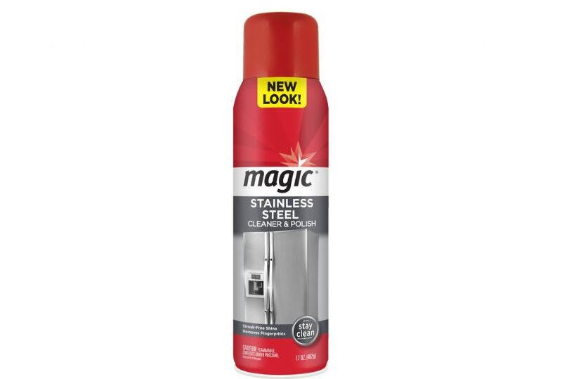 magic-cleaner-and-polish-e1778522259684.jpg Magic Citrus Scent Stainless Steel Cleaner & Polish 17 oz Spray - Image 1