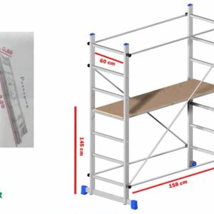 Marchetti 218cm Mobile Aluminium Scaffolding