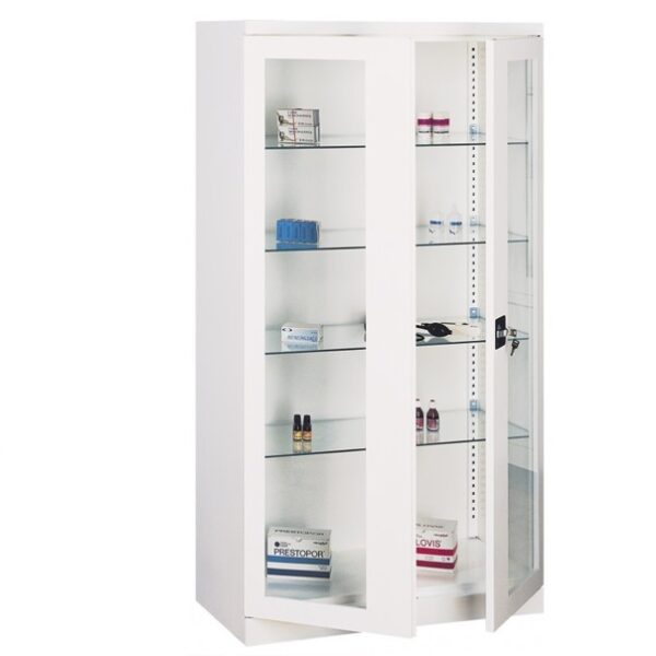 Metal 2 Door Medical Cabinet
