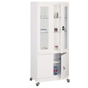 Metal 2 Door Medical Cabinet