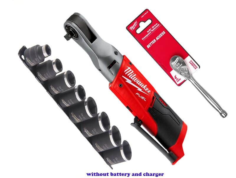 milwaukee-38-kit-e1686576815208.jpg Milwaukee 3/8" Dr. Ratchet Kit - Image 1