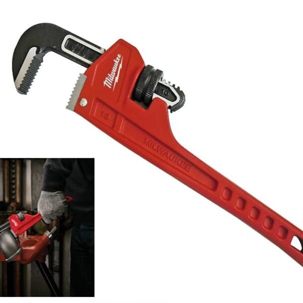 Milwaukee Steel & Aluminium Pipe Wrench