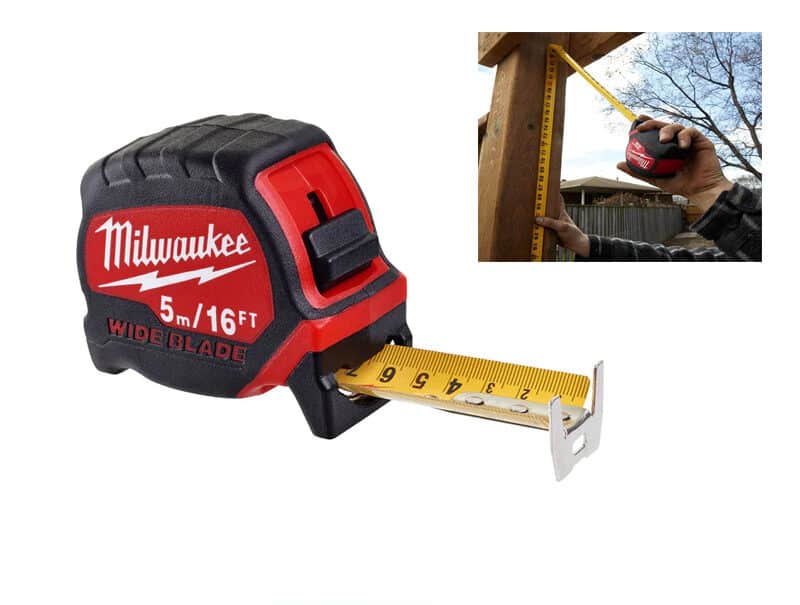milwaukee-4932471817-e1706977314453.jpg Milwaukee Wide Blade Measuring Tape - Image 1