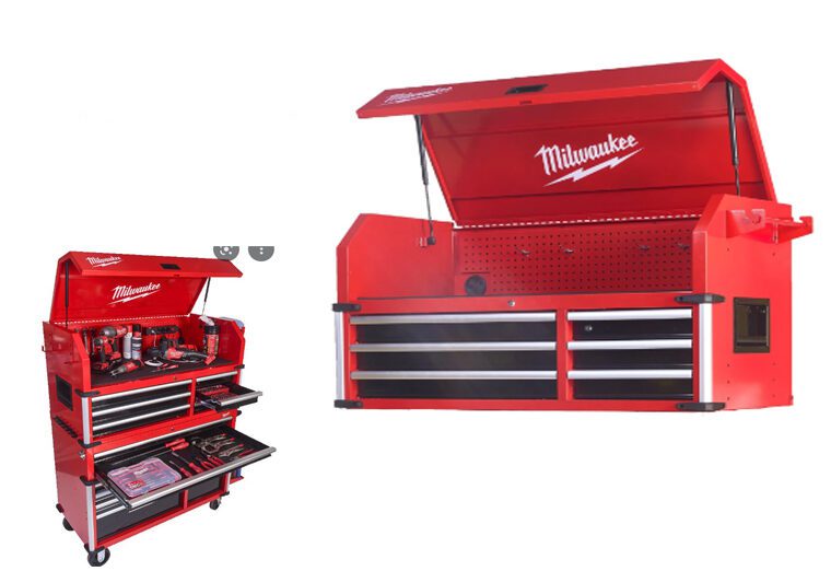 milwaukee-4932478854-e1666009968405.jpg Milwaukee Steel Top Chest: Secure Storage with Generous Capacity - Image 1