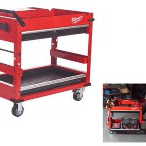 Milwaukee Steel Tool Cart: Keep Tools at Hand with 56x102x99 cm Size