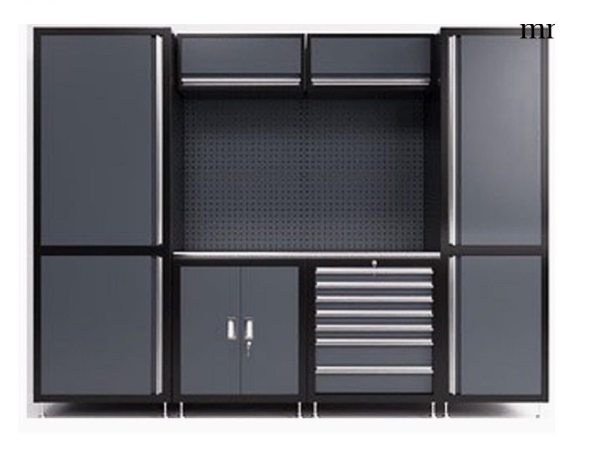 new13-1.jpg Garage Workstation with Cabinet and Drawers - Image 1