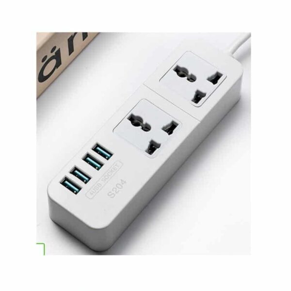 C-House Fast Charging Socket with Multiple Outlets & USB Ports (2 sockets + 4 USB A)