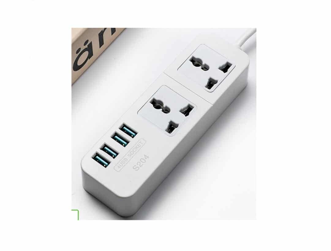 nisf24-e1721241142866.jpg C-House Fast Charging Socket with Multiple Outlets & USB Ports (2 sockets + 4 USB A) - Image 1