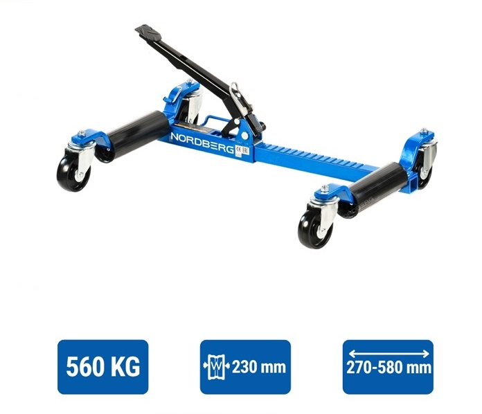 nord114.jpg Nord 560kg Mechanical Wheel Dolly - Image 1
