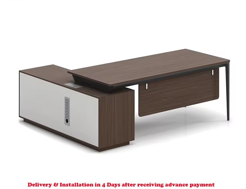 office3.jpg Executive Office Desk with Cabinet - 3 - Image 1