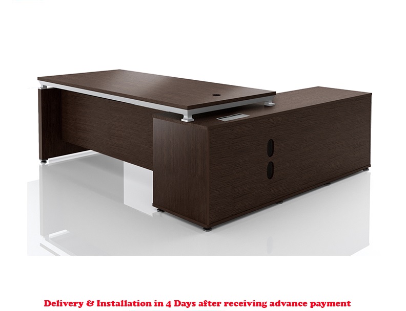 office4.jpg Executive Office Desk with Cabinet - 4 - Image 1