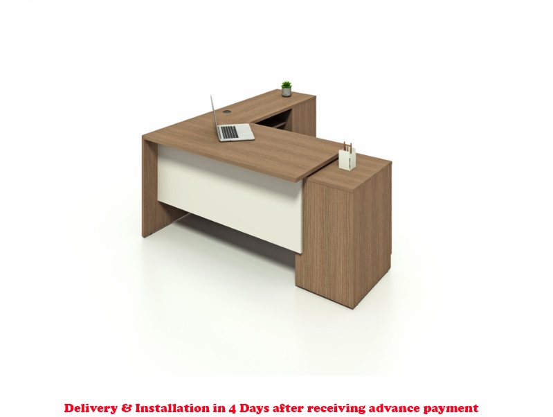 office6.jpg Executive Office Desk with Cabinet - 6 - Image 1