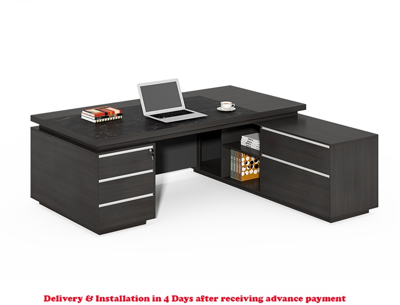 office8.jpg Executive Office Desk with Cabinet - 8 - Image 1