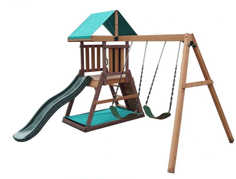 outdoor2.jpg Matterhorn Swing Set & Playhouse - Image 1