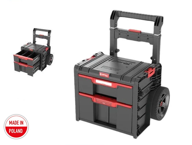 qbrick-new7.jpg Qbrick System Pro 2 Drawer Tool Cart - Image 1