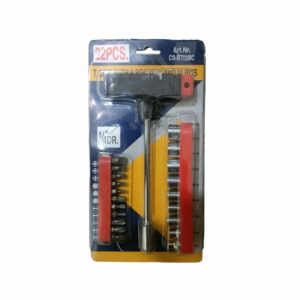 22pcs 1/4" Bit & Socket Set