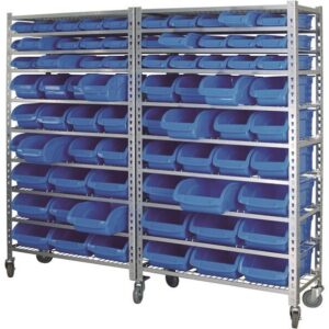 Mobile Storage Rack with Wheels