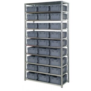 HD Storage Rack with Plastic Crate
