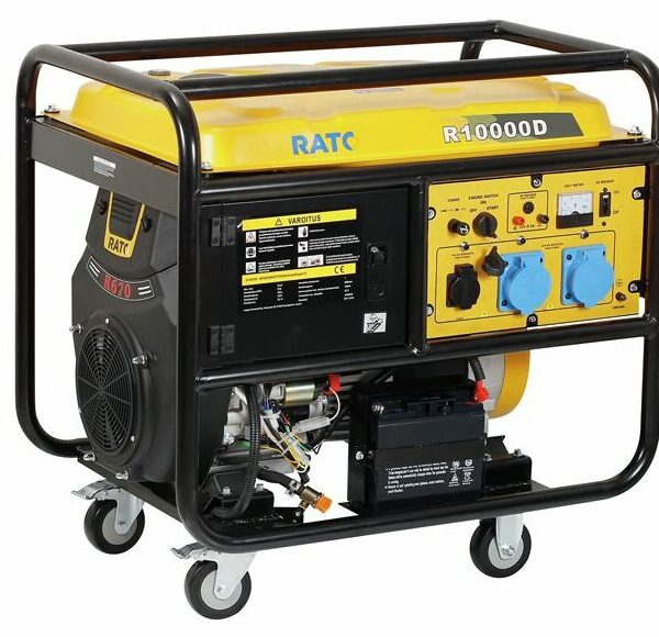 Rato Gasoline Generator Electric Start - 9000W of Power, Effortless Start