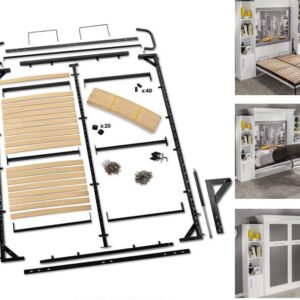 Space-Saving Solution: Rockler Vertical Mount Bed Hardware Kit (10" Mattress Max)