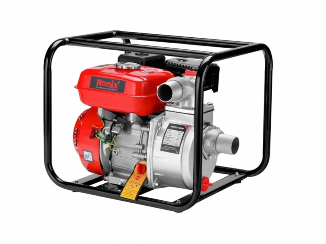 ronix-gasoline-pump-e1714829789354.jpg Ronix 2" Gasoline Water Pump: High-Capacity Water Transfer - Image 1