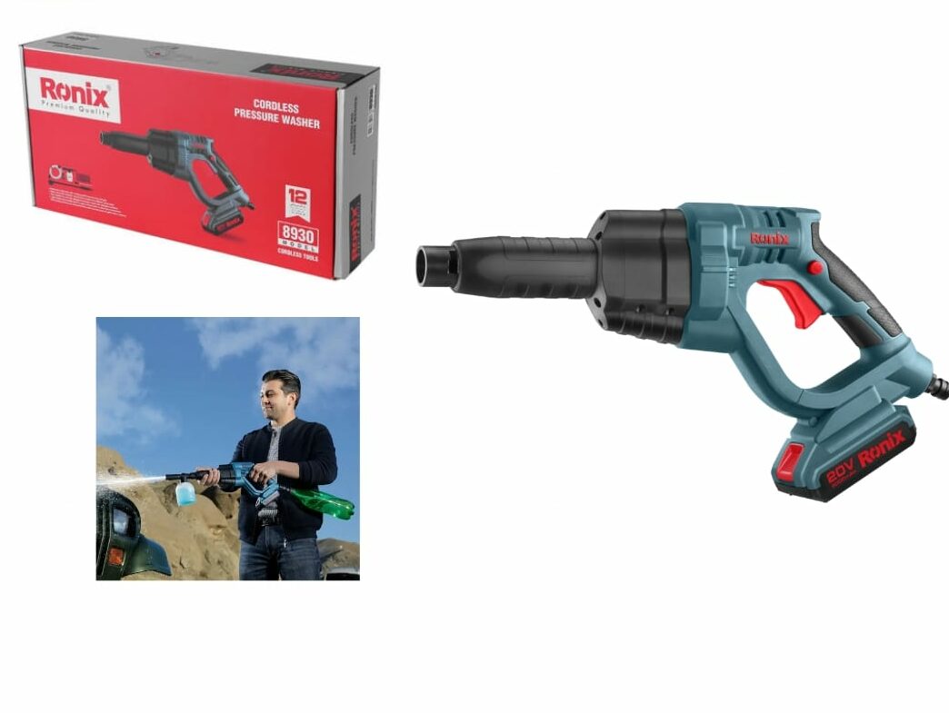 ronix1-e1695740875829.jpg Ronix 20V High Pressure Washer: Convenient Cleaning on the Go - Image 1