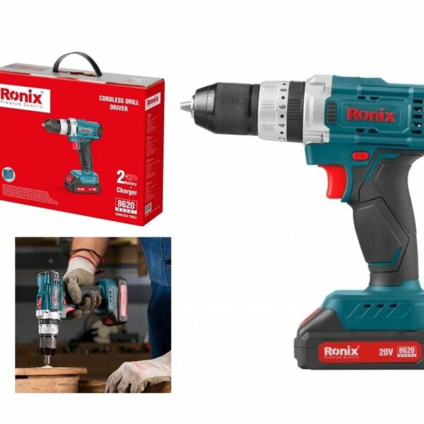Ronix 20V Impact Driver Drill: High-Torque Power for Driving & Drilling