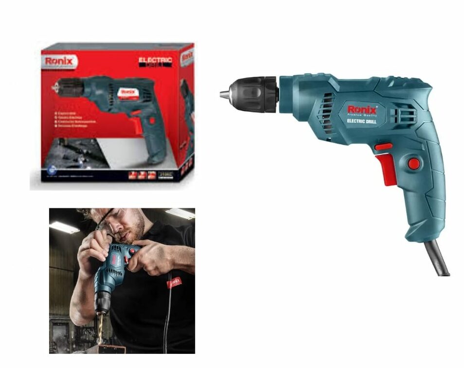 ronix14-e1695741417281.jpg Ronix 400W Mini Electric Drill: Precision Drilling for Delicate Projects - Image 1
