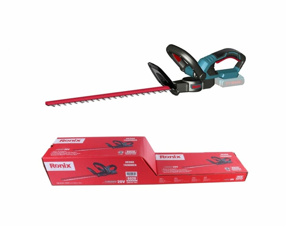 ronix18-e1695741534684.jpg Ronix 20V Cordless Hedge Trimmer: Maintain Your Hedges with Ease - Image 1
