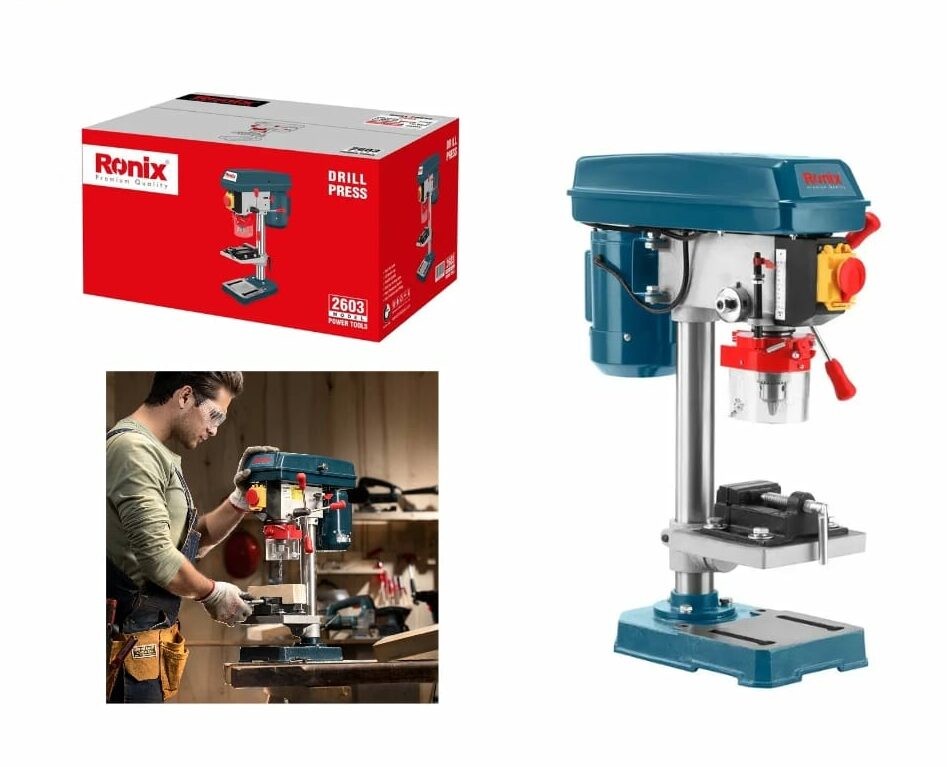 ronix36-e1695742151447.jpg Ronix 350W Drill Press with Bench Vice: Accurate Drilling at Home - Image 1