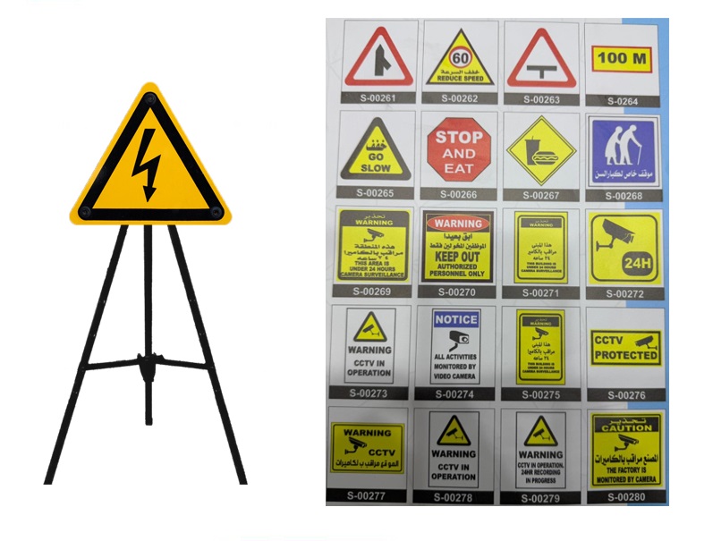 safety-m12.jpg Custom Safety Signage Printing on 3-Leg Metal Stand - 12 - Image 1