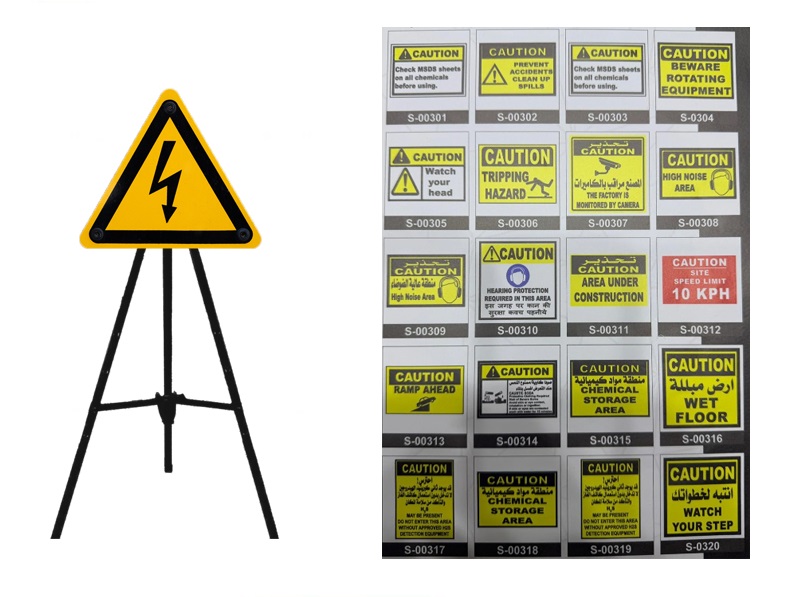 safety-m14.jpg Custom Safety Signage Printing on 3-Leg Metal Stand - 14 - Image 1