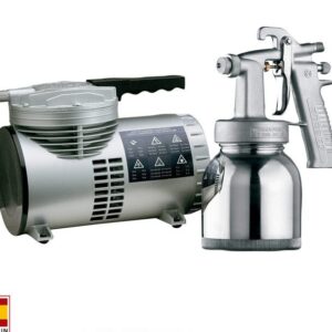 Mini Air Compressor with Gun for Varnishes and Primers - Sagola