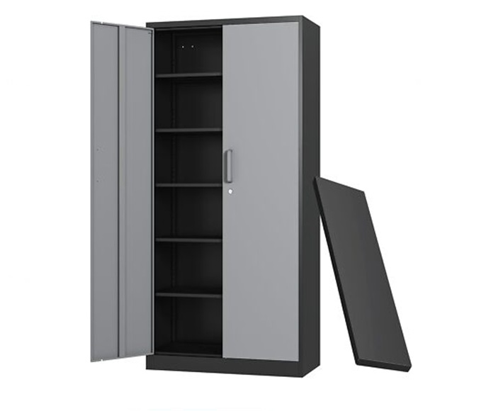 sahoo23.jpg Medium Duty Filing Cabinet - Black/Gray - Image 1