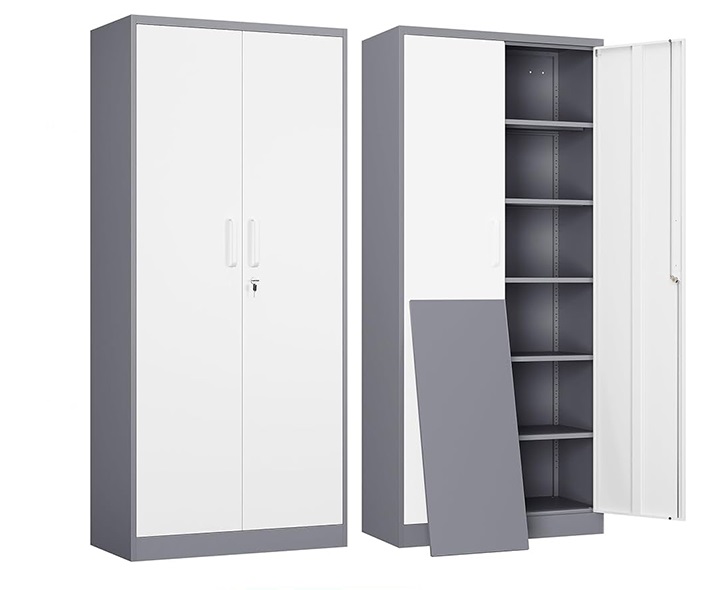sahoo25.jpg Medium Duty Filing Cabinet - Gray/White - Image 1