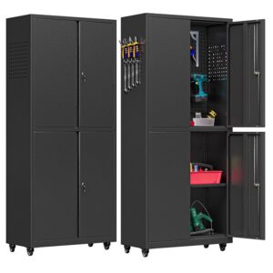 Heavy Duty 4 Door Garage Cabinet