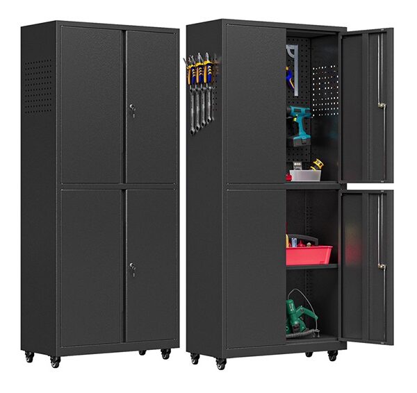 Heavy Duty 4 Door Garage Cabinet