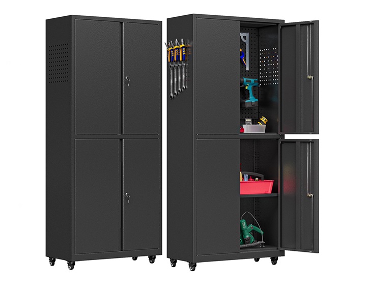 sahoo30.jpg Heavy Duty 4 Door Garage Cabinet - Image 1