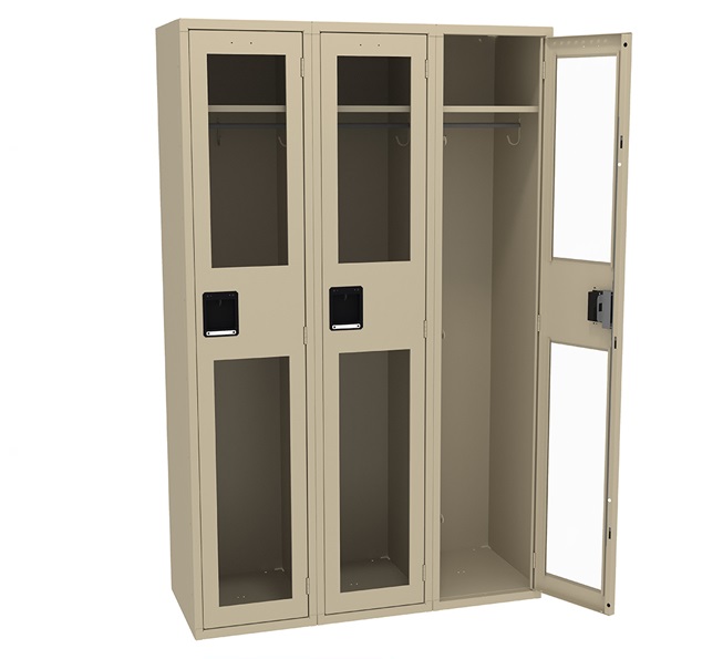 sahoo9.jpg 3 Door Metal See Through Cabinet - Image 1