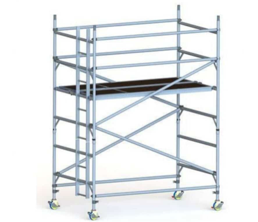 scaff1-e1702473937832.jpg 4 mtr Heavy Duty Aluminium Scaffolding - Image 1