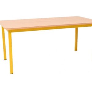 School Table Wood + Metal #1