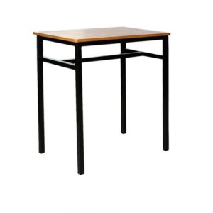 School Table Wood + Metal #4