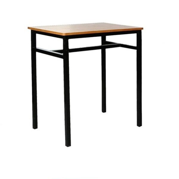 School Table Wood + Metal #4